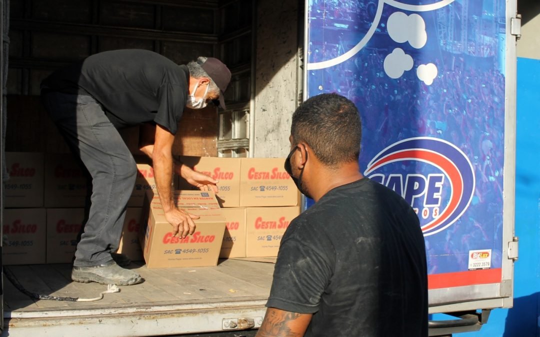 CAPE doa cestas básicas a colaboradores de empresas do setor de eventos